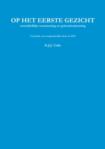 Op het eerste gezicht Facsimile ISBN