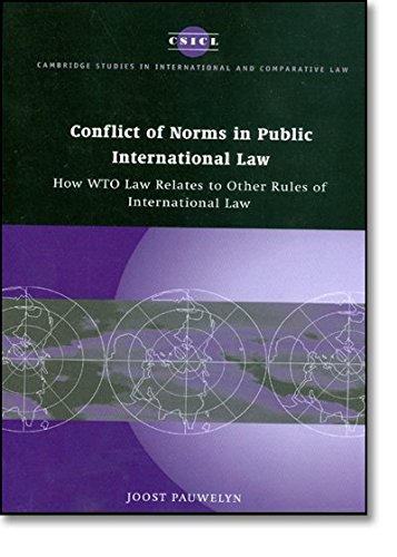 Conflict of Norms in Public International Law: How WTO Law Relates to other Rules of International Law (Cambridge Studies in International and Comparative Law, Band 29)