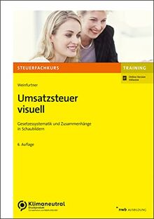 Umsatzsteuer visuell: Gesetzessystematik und Zusammenhänge in Schaubildern. (Steuerfachkurs)