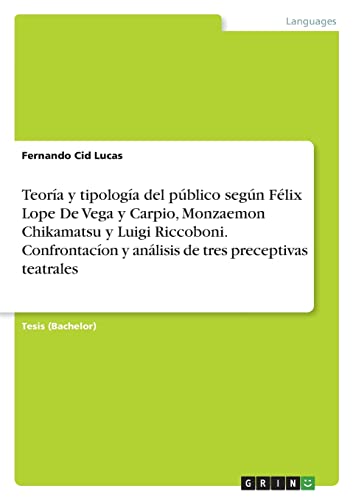 Teoría y tipología del público según Félix Lope De Vega y Carpio, Monzaemon Chikamatsu y Luigi Riccoboni. Confrontacíon y análisis de tres preceptivas teatrales