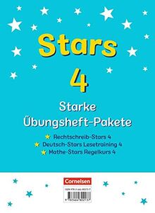 STARS - starke Übungshefte - Übungsheftpakete Deutsch und Mathematik: 4. Schuljah