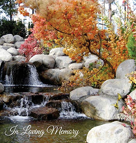 Funeral Guest Book, In Loving Memory, Memorial Guest Book, Condolence Book, Remembrance Book for Funerals or Wake, Memorial Service Guest Book: HARDCOVER.