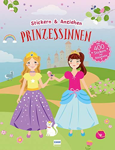 Prinzessinnen (Anziehpuppen, Anziehpuppen-Sticker): Stickern und Anziehen, mit über 450 Stickern