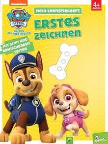 Mein Lernspielheft PAW Patrol Erstes Zeichnen: Ab 4 Jahren. Mit Stift und abwischbaren Seiten