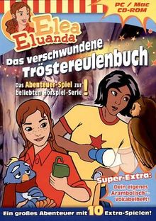 Elea Eluanda, Das verschwundene Tröstereulenbuch, 1 CD-ROM Das Abenteuer-Spiel zur beliebten Hörspiel-Serie! Ein großes Abenteuer mit 10 Extra-Spielen!. Für Windows 98/2000/ME/XP und MacOS 8.6 oder höher