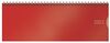 Tischquerkalender Classic Colourlux rot 2023: 1 Woche 1 Seite; Bürokalender mit nützlichen Zusatzinformationen; Format: 29,8 x 10,5 cm