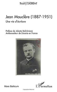 Jean Mauclère (1887-1951): Une vie d'écriture