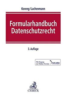 Formularhandbuch Datenschutzrecht