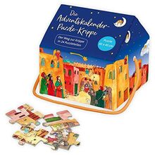 Die Adventskalender-Puzzle-Krippe