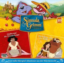 10/Aladin und die Wunderlampe/die Schöne und das von Simsalagrimm | CD | Zustand gut