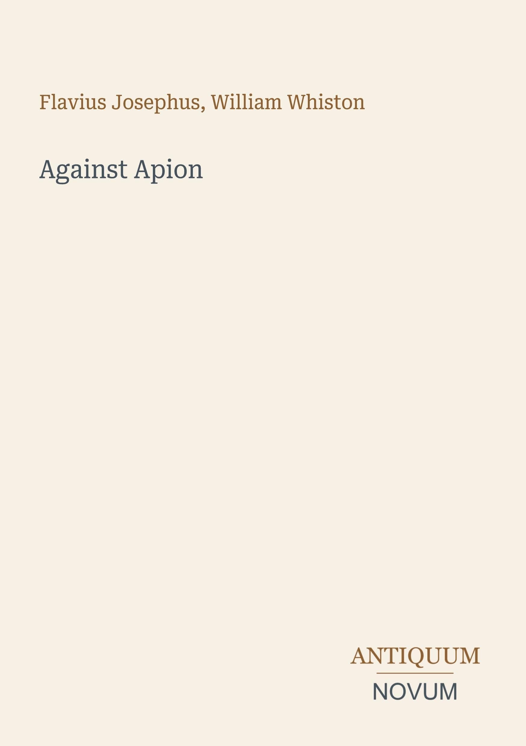 Against Apion
