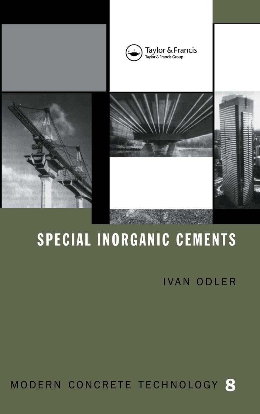 Special Inorganic Cements (Modern Concrete Technology Series (E & F.N. Spon), 8,, Band 1)