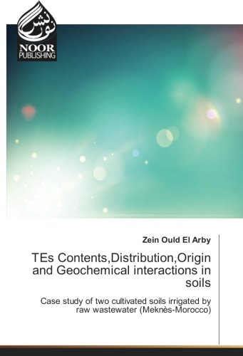 TEs Contents,Distribution,Origin and Geochemical interactions in soils: Case study of two cultivated soils irrigated by raw wastewater (Meknès-Morocco)