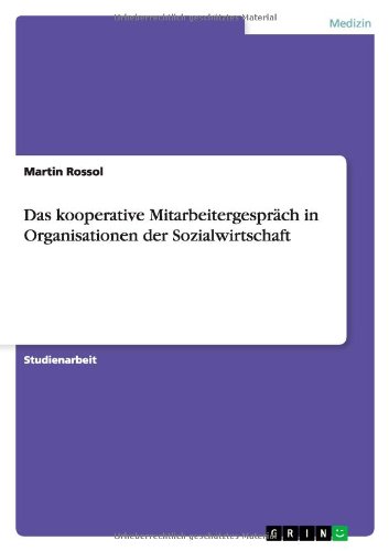 Das kooperative Mitarbeitergespräch in Organisationen der Sozialwirtschaft