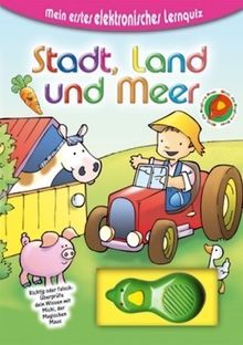 Stadt, Land und Meer: Mein erstes elektronisches Lernquiz