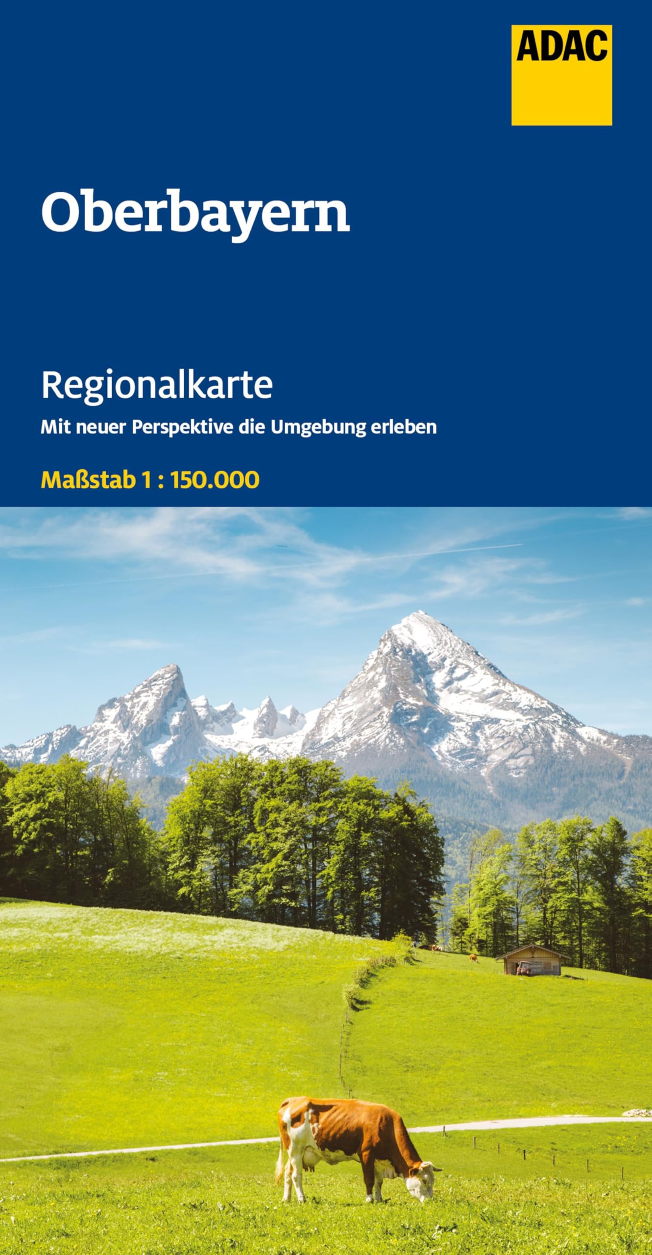 ADAC Regionalkarte 16 Oberbayern 1:150.000: München, Augsburg, Innsbruck, Salzburg, Passau