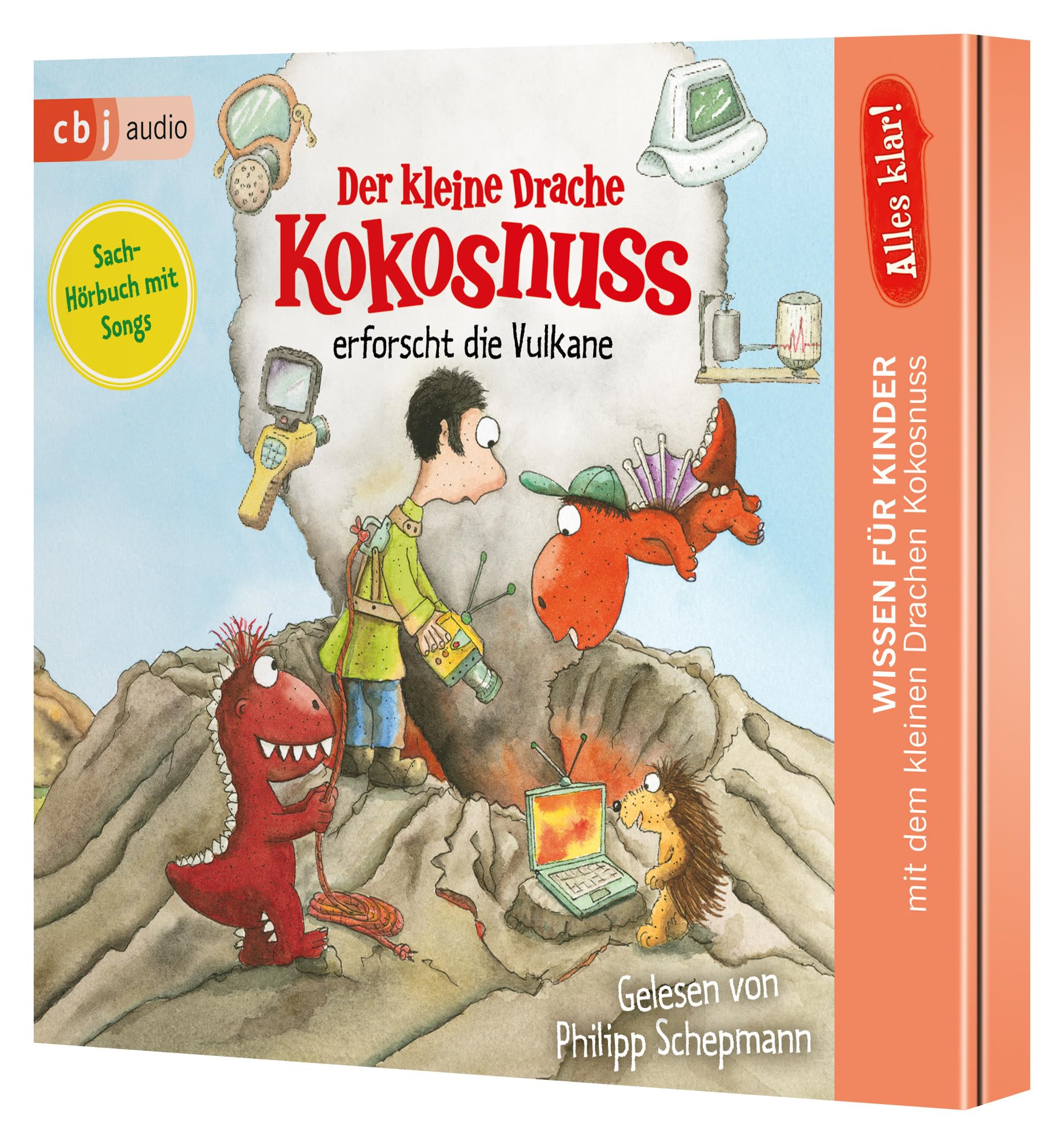 Alles klar! Der kleine Drache Kokosnuss erforscht die Vulkane (Drache-Kokosnuss-Sachbuchreihe, Band 11)
