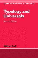 Typology and Universals (Cambridge Textbooks in Linguistics)