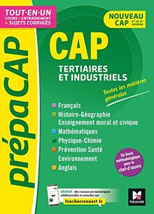 CAP tertiaires et industriels : nouveau CAP, 1re et 2e années : toutes les matières générales, tout-en-un