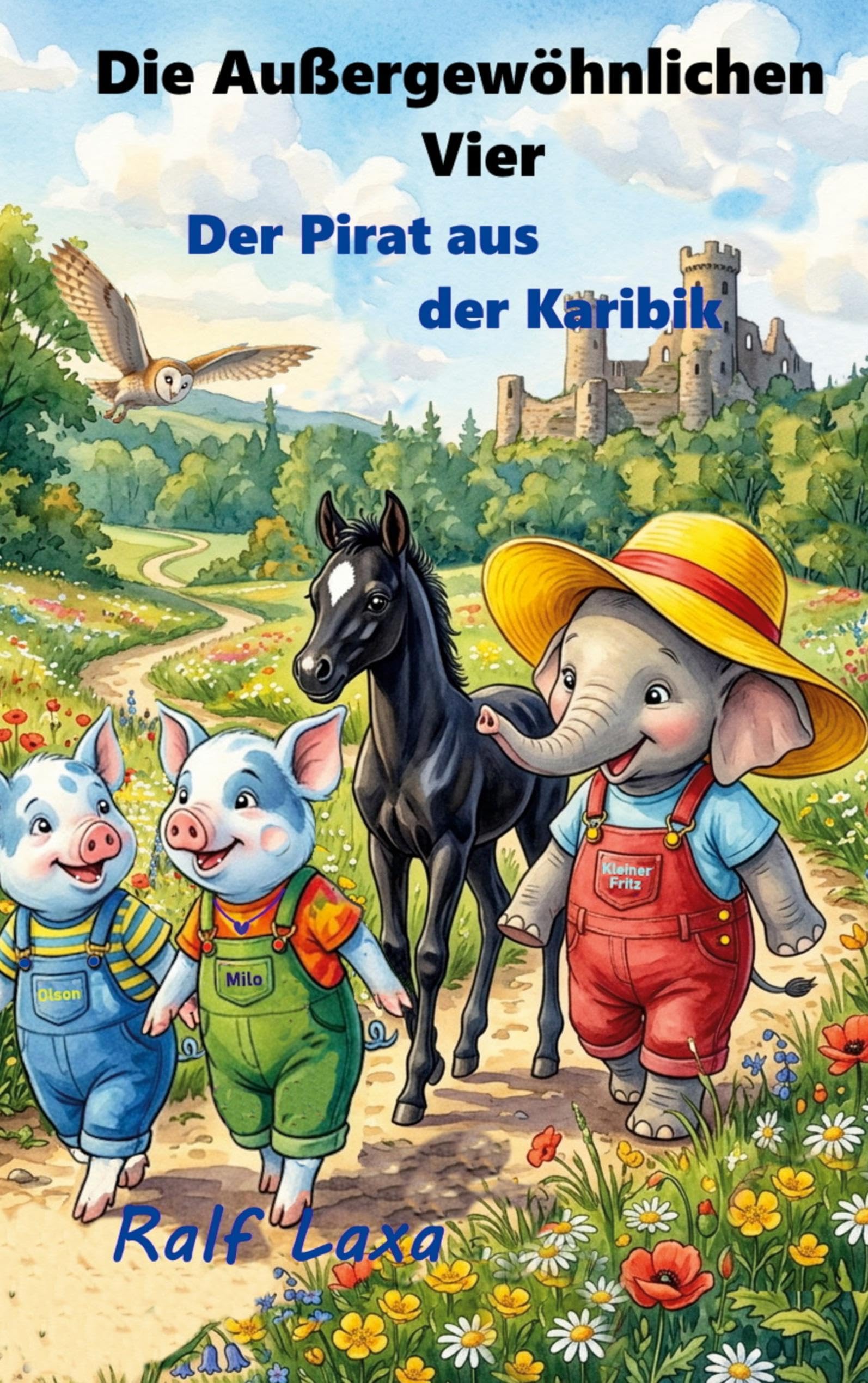 Die Außergewöhnlichen Vier und der Seeräuber aus der Karibik: Eine glückliche, spannende, von verschiedenen kleinen Abenteuern durchzogene Geschichte vierer Freunde.