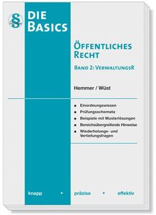Basics Öffentliches Recht II - Verwaltungsrecht: knapp - präzise - effektiv (Skripten - Öffentliches Recht)