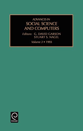 Adv Soc Sci Com V3: 1993 (Advances in Social Science & Computers, Band 3)