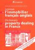 Lexique de l'immobilier/Property dealing in France - Fr/Ang
