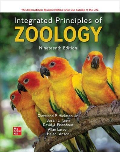 Cleveland Hickman Ise Integrated Principles Of Zoology