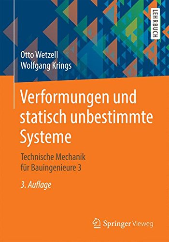 Technische Mechanik für Bauingenieure   Technische Mechanik für BauingenieureBd3 - Otto W Wetzell Wolfgang Krings Kartoniert (TB)