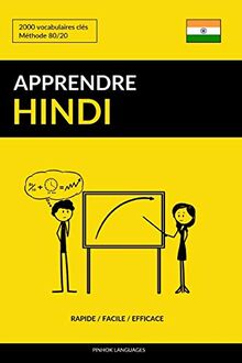 Apprendre l'hindi - Rapide / Facile / Efficace: 2000 vocabulaires clés