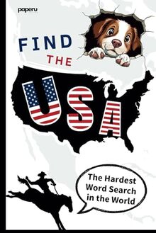 Find The USA - The Hardest Word Search in the World: Funny Gag Gift for Women and Men