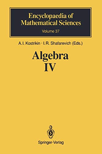 Algebra IV: Infinite Groups. Linear Groups (Encyclopaedia of Mathematical Sciences, 37, Band 37)
