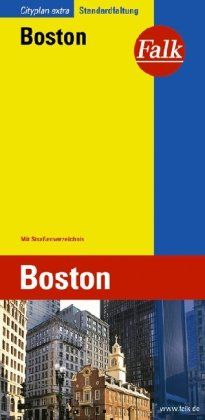 Falk Cityplan Extra Standardfaltung International Boston mit Straßenverzeichnis