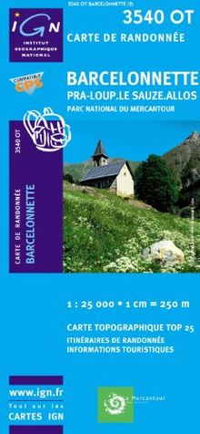 Barcelonette 1 : 25 000