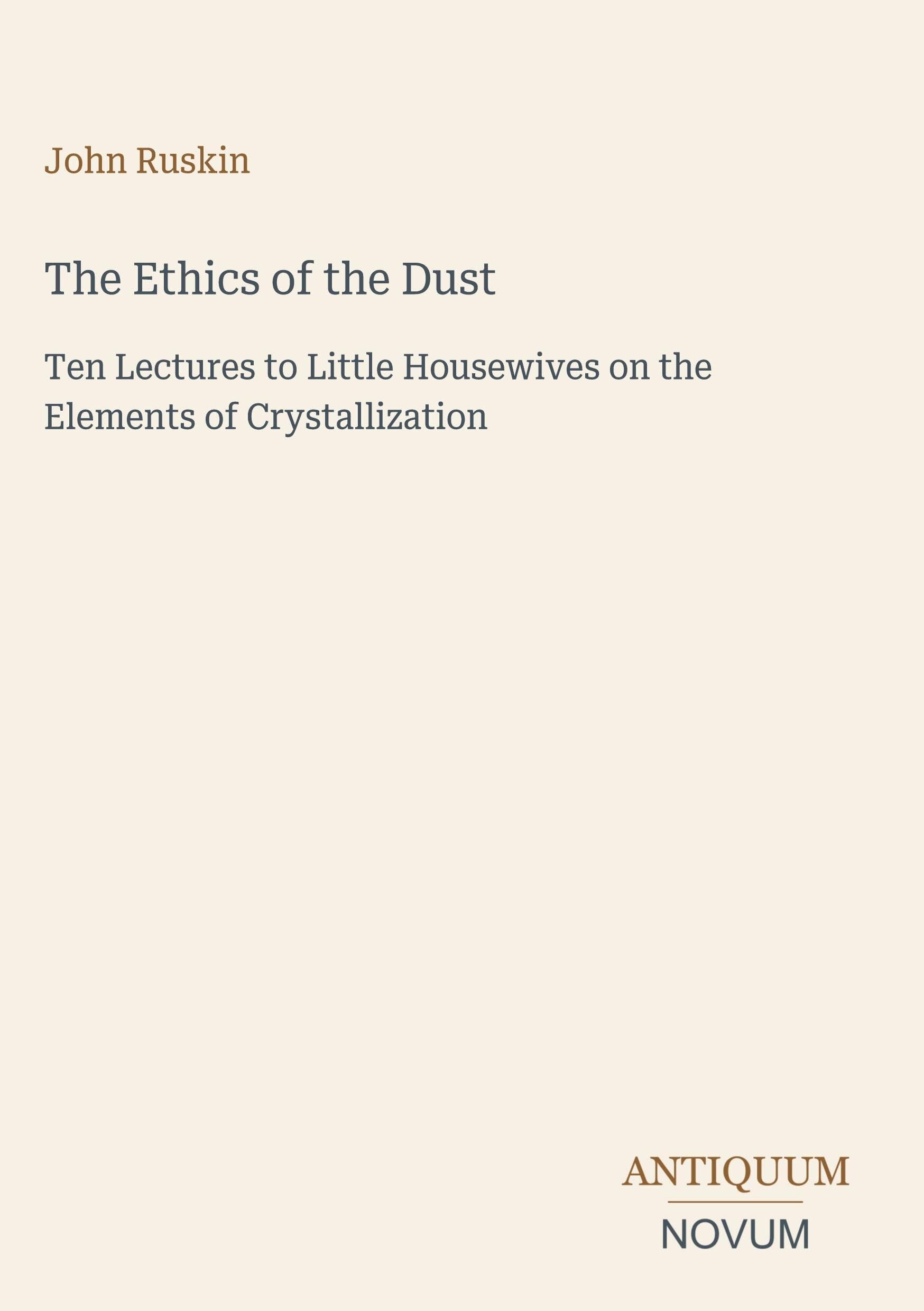 The Ethics of the Dust