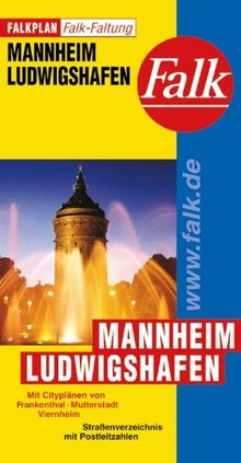 Falkplan Falk-Faltung Mannheim / Ludwigshafen