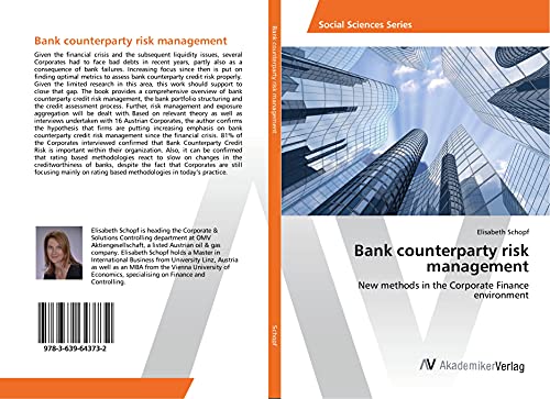 Bank counterparty risk management: New methods in the Corporate Finance environment