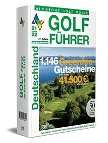 Albrecht Golf Führer Deutschland 21/22 inklusive Gutscheinbuch