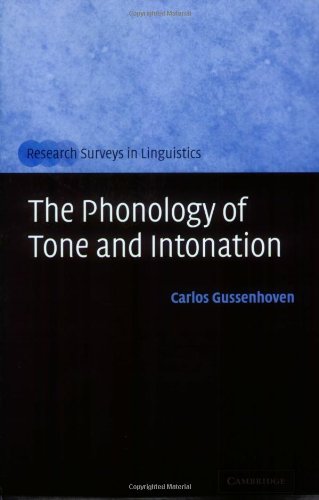 The Phonology of Tone and Intonation (Research Surveys in Linguistics)
