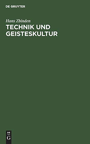 Technik und Geisteskultur
