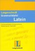 Langenscheidts Grammatiktafel Latein. Eine konzentrierte und übersichtliche Darstellung der Grammatik