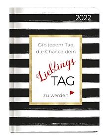 Minitimer Style Lieblingstag 2022 - Taschen-Kalender A6 - Weekly - 192 Seiten - Notiz-Buch - mit Info- und Adressteil - Alpha Edition