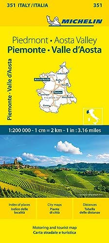 Die Buchhandlung in Oelde hat das Buch Michelin Piemont, Aostatal: Straßen- und Tourismuskarte 1:150.000; Auflage 2023 (MICHELIN Localkarten)