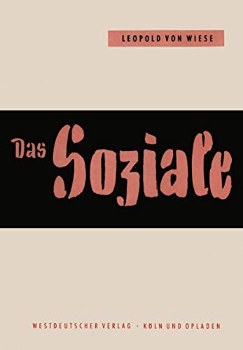 Das Soziale im Leben und im Denken (German Edition)