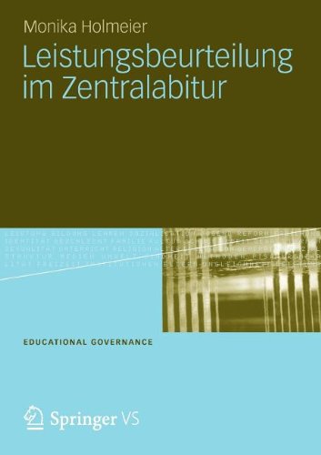 Leistungsbeurteilung im Zentralabitur (Educational Governance) (German Edition)