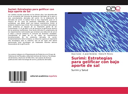Surimi: Estrategias para gelificar con bajo aporte de sal: Surimi y Salud