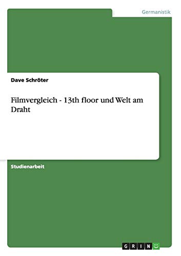 Filmvergleich - 13th floor und Welt am Draht