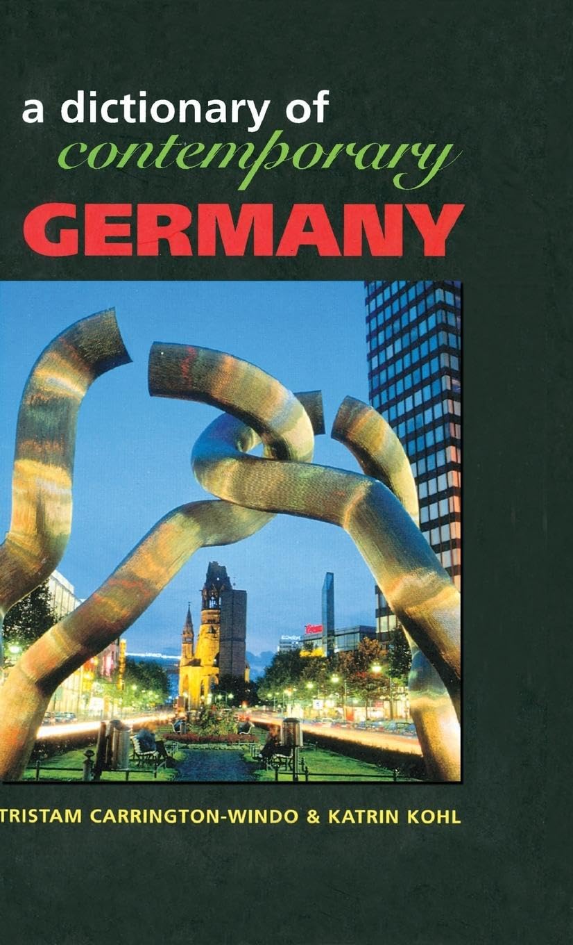 Dictionary of Contemporary Germany (Contemporary Country Dictionaries)