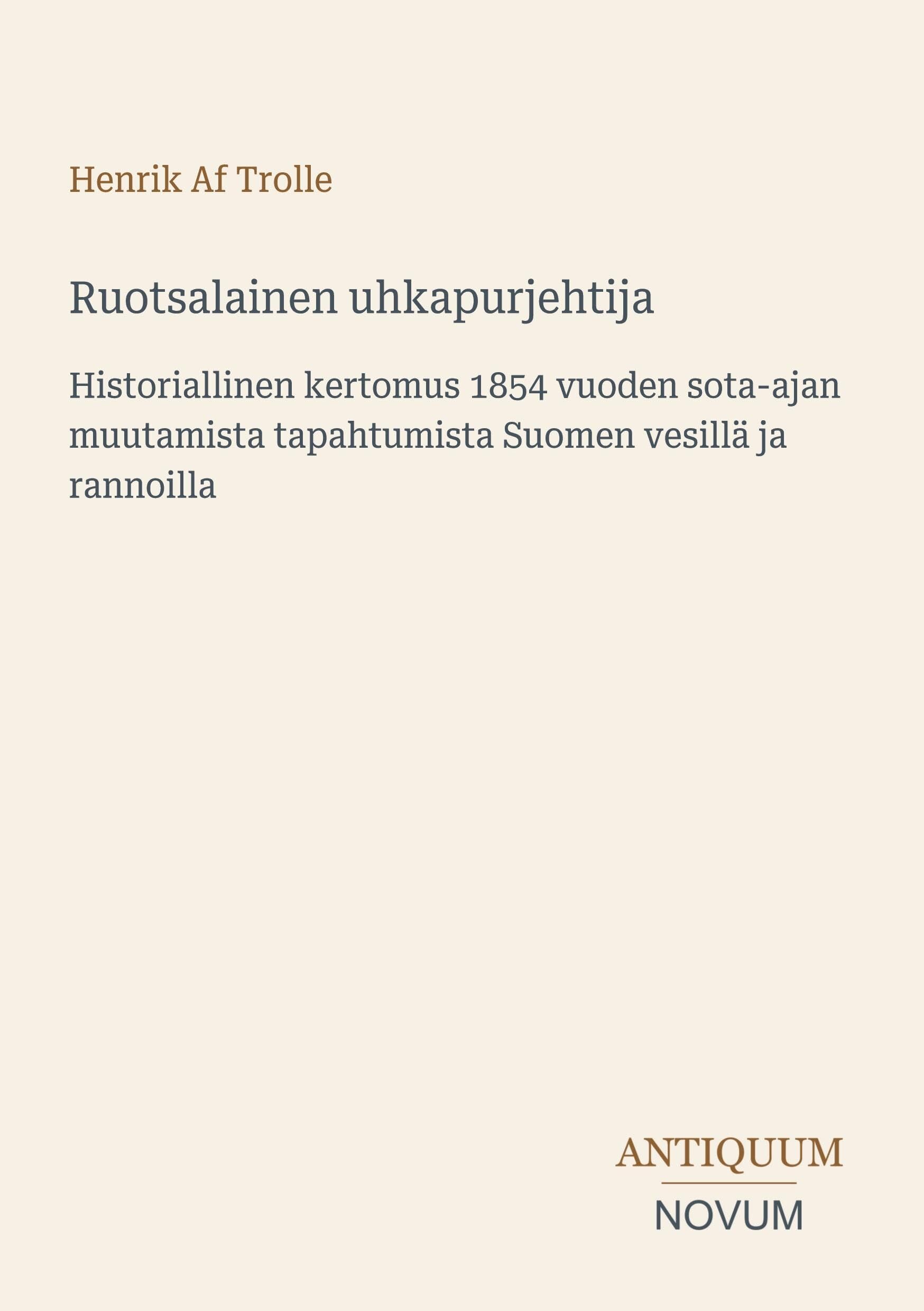 Ruotsalainen uhkapurjehtija