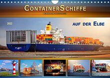 Containerschiffe auf der Elbe (Wandkalender 2022 DIN A4 quer) [Calendar] Roder, Peter [Calendar] Roder, Peter